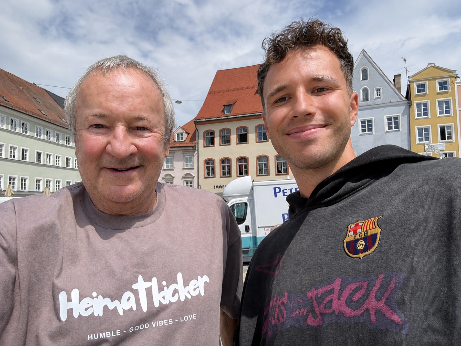 Creighton Braun mit Thomas Ernstberger in Landsberg