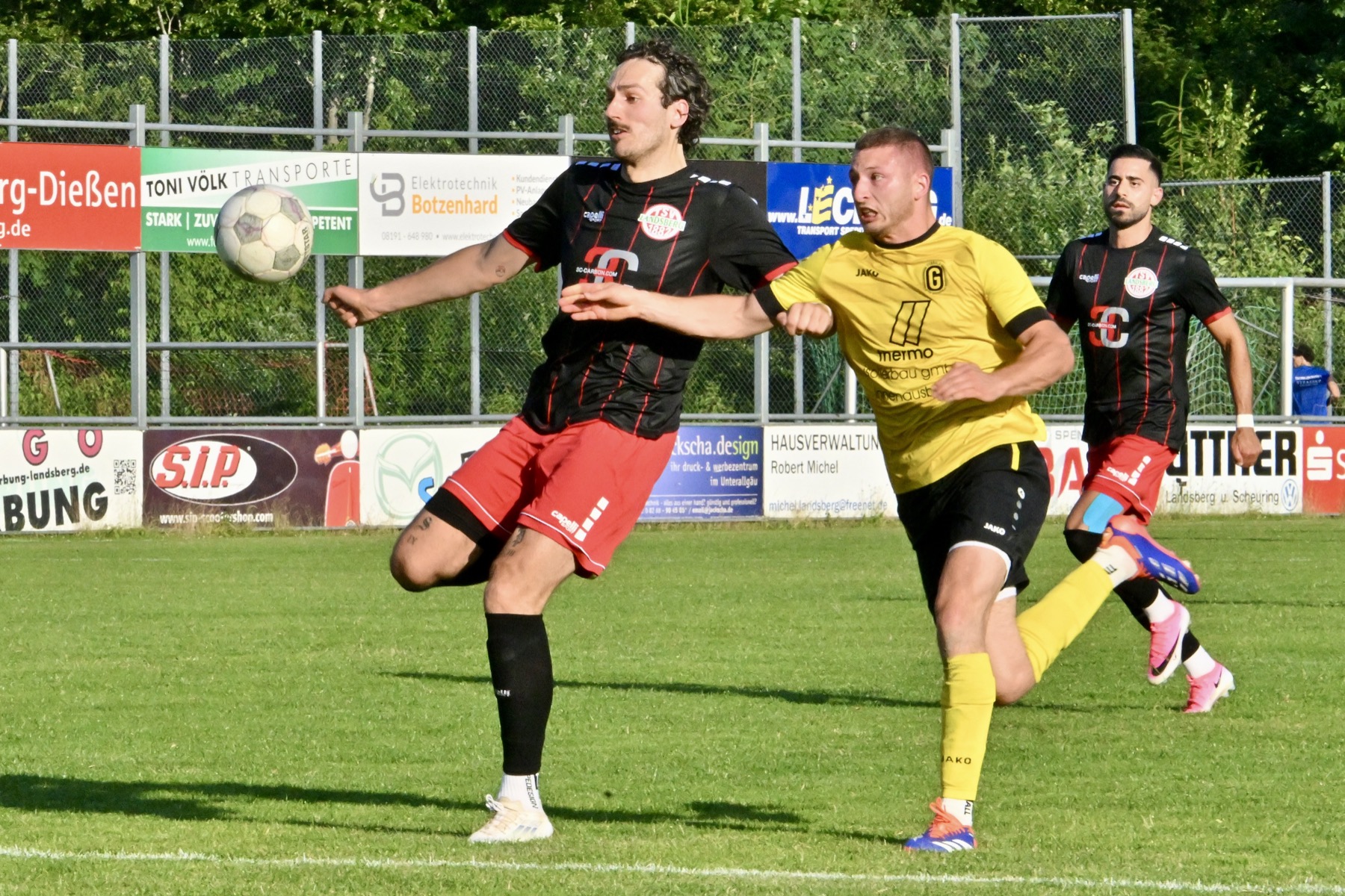 David Bauer vom TSV Landsberg im Testspiel