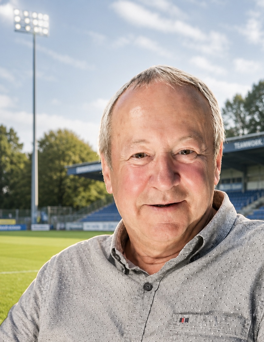 Thomas Ernstberger auf einem Sportplatz