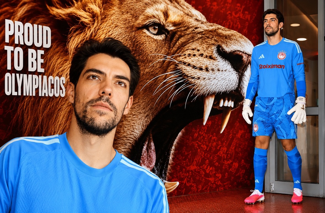 Stefan Ortega im Trikot von Olympiakos Piräus