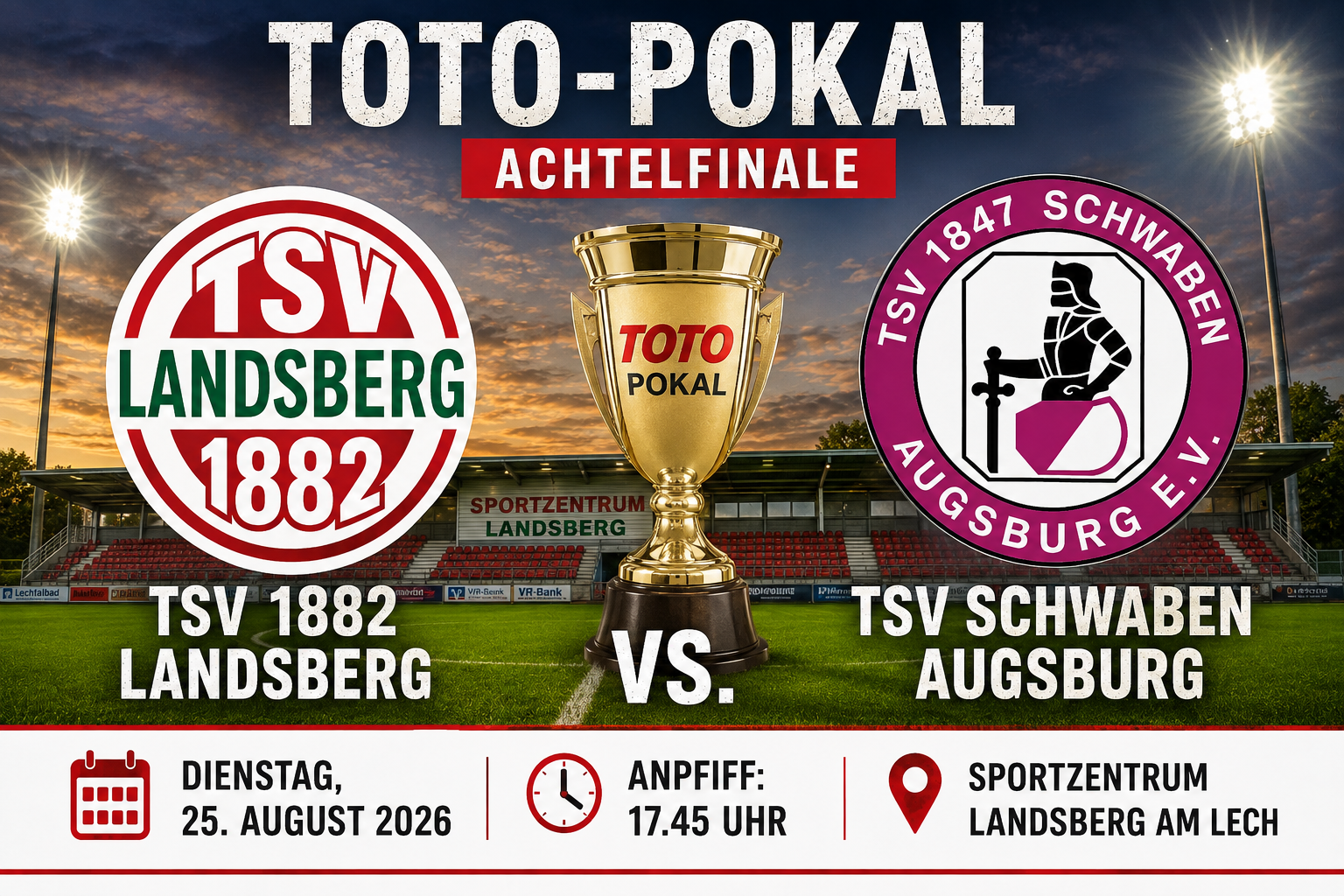 Pokal: Landsberg gegen die Schwaben