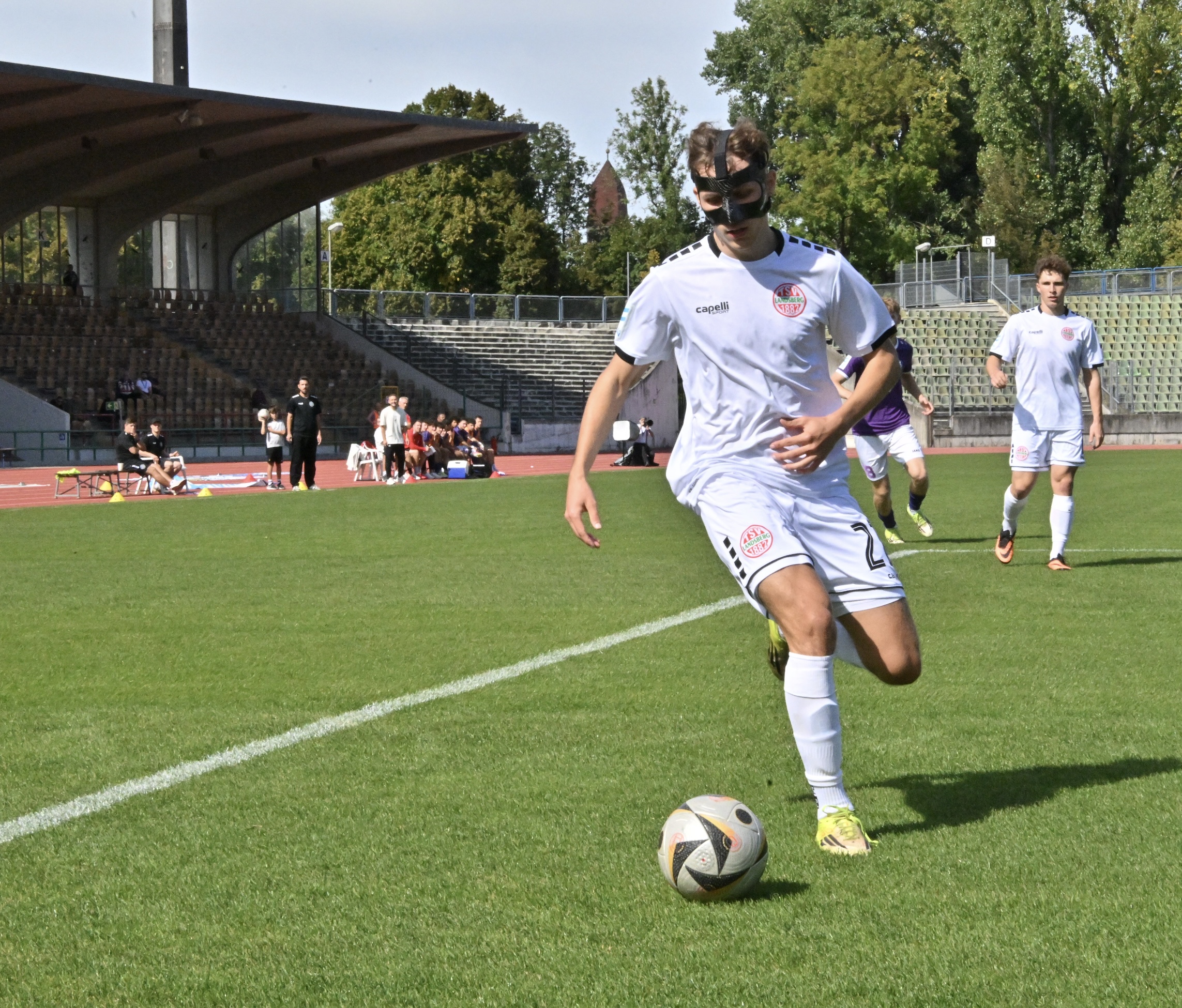 Landsberg führte 1:0 durch Fynn Heinze. Endstand 1:1.